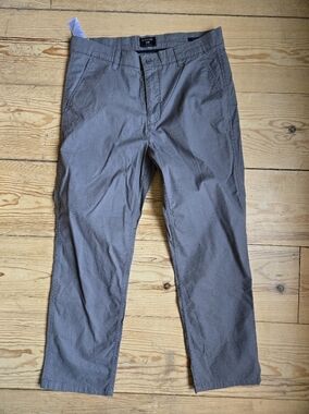 Dockers Grey Straight Fit Chino Pants 34x30 Mens